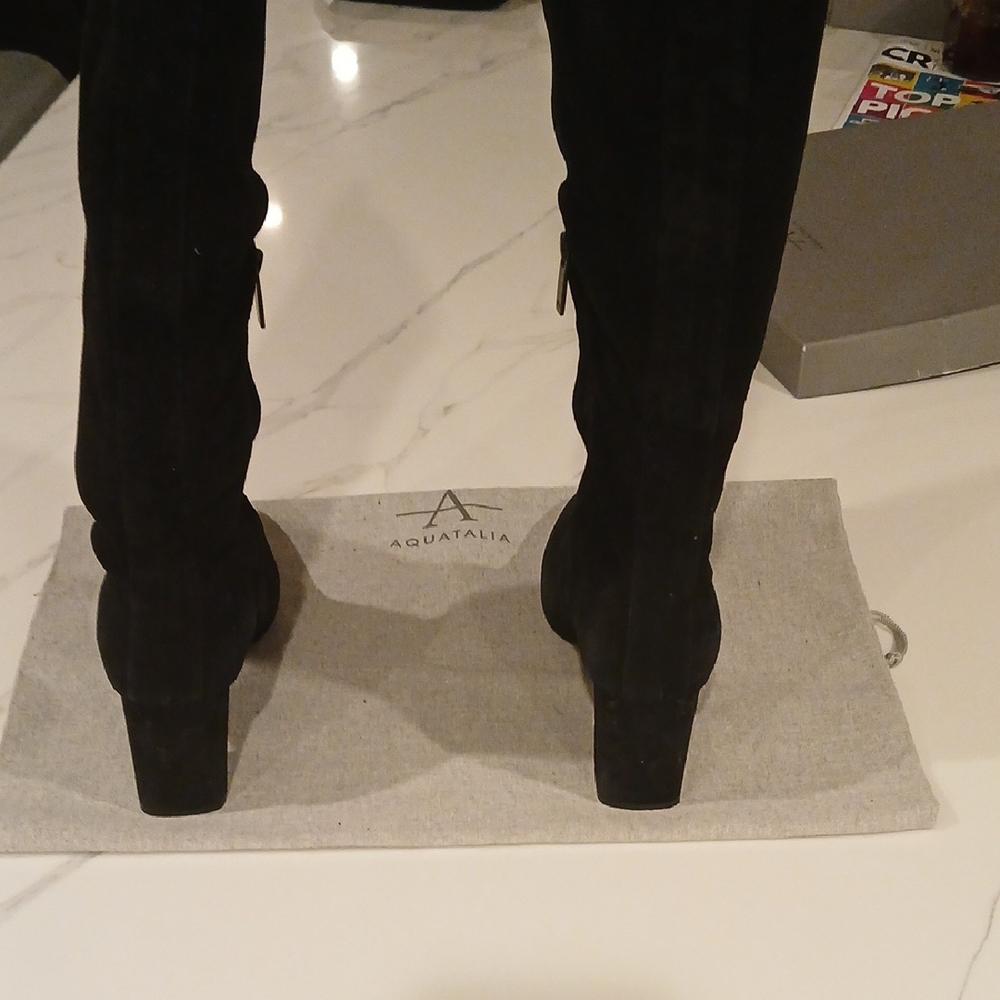 Aquatalia Women's Over the Knee Black Boots